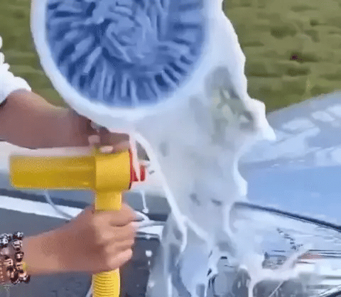 Cepillo giratorio para lavado de vehículo