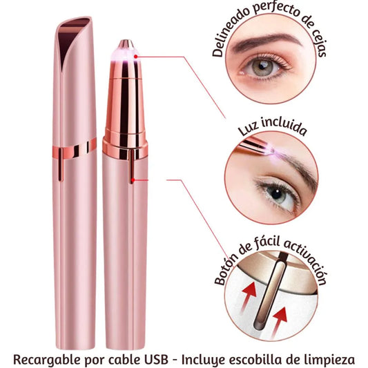 Depilador de cejas recargable