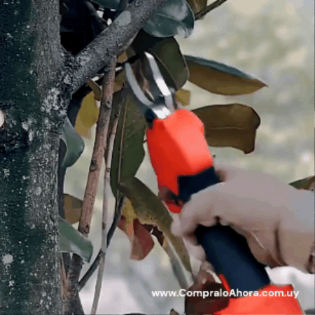 TIJERA DE PODAR ELECTRICA RECARGABLE