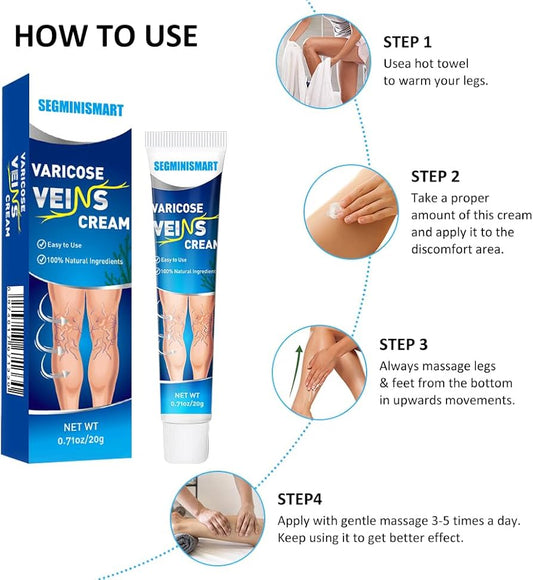 Crema para venas varicosas