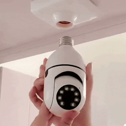 Camara de seguridad tipo bombillo