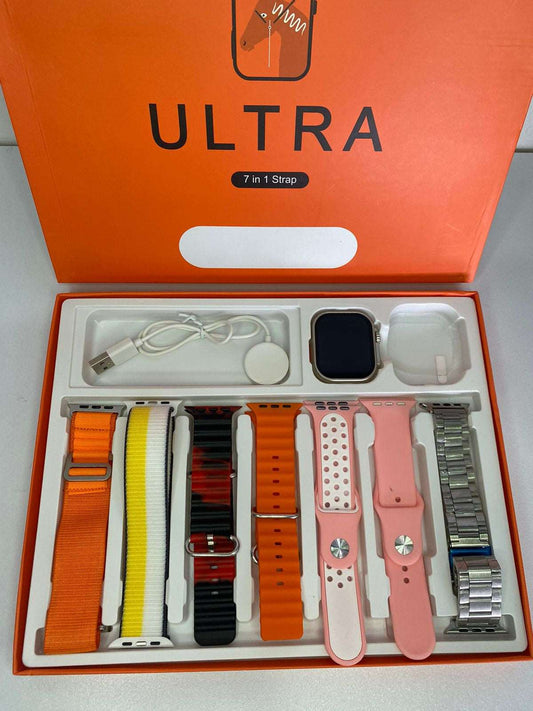 RELOJ ULTRA 7 EN 1 ROSADO