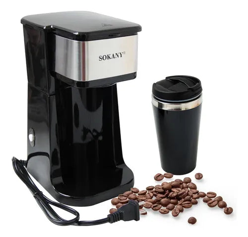 CAFETERA SOKANY CON VASO TERMICO SK-1123