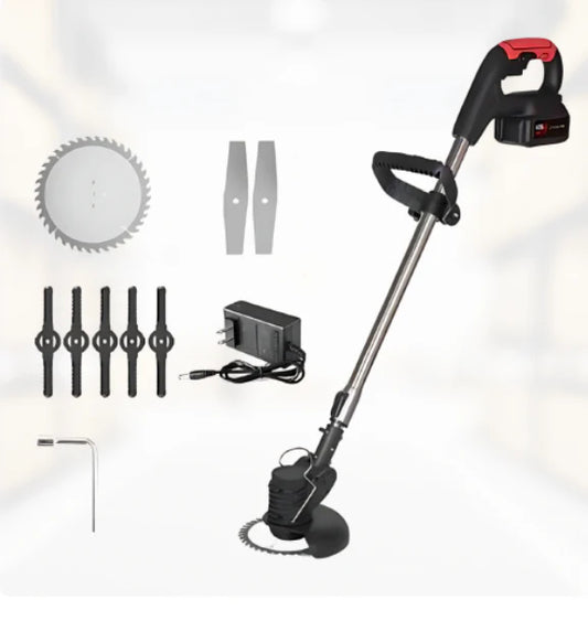 Corta césped eléctrico plegable 2 baterías