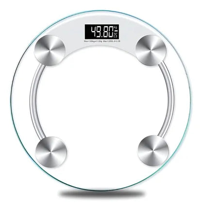 PESO CORPORAL VIDRIO TEMPLADO, PROGRAMABLE EN LIBRAS Y KILOS.