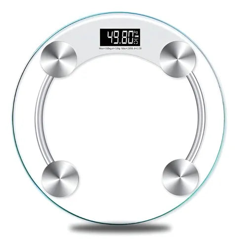 PESO CORPORAL VIDRIO TEMPLADO, PROGRAMABLE EN LIBRAS Y KILOS.